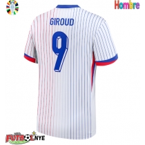Camiseta Francia Olivier Giroud #9 Visitante Equipación Eurocopa 2024 manga corta